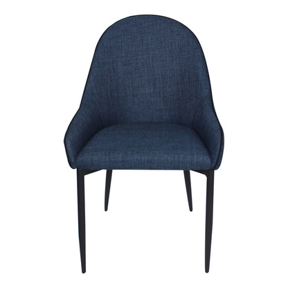 Moes Home Dining Chairs Lapis Blue Modern Furniture