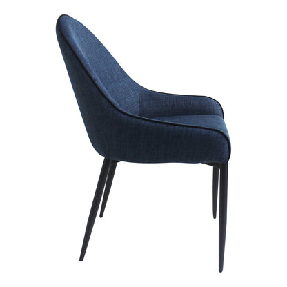 Moes Home Dining Chairs Lapis Blue Modern Furniture