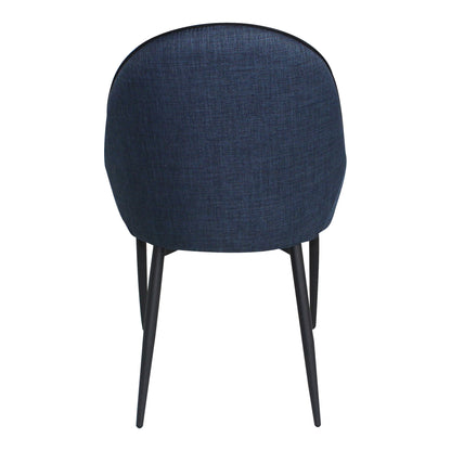 Moes Home Dining Chairs Lapis Blue Modern Furniture