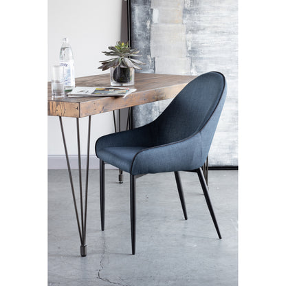 Moes Home Dining Chairs Lapis Blue Modern Furniture
