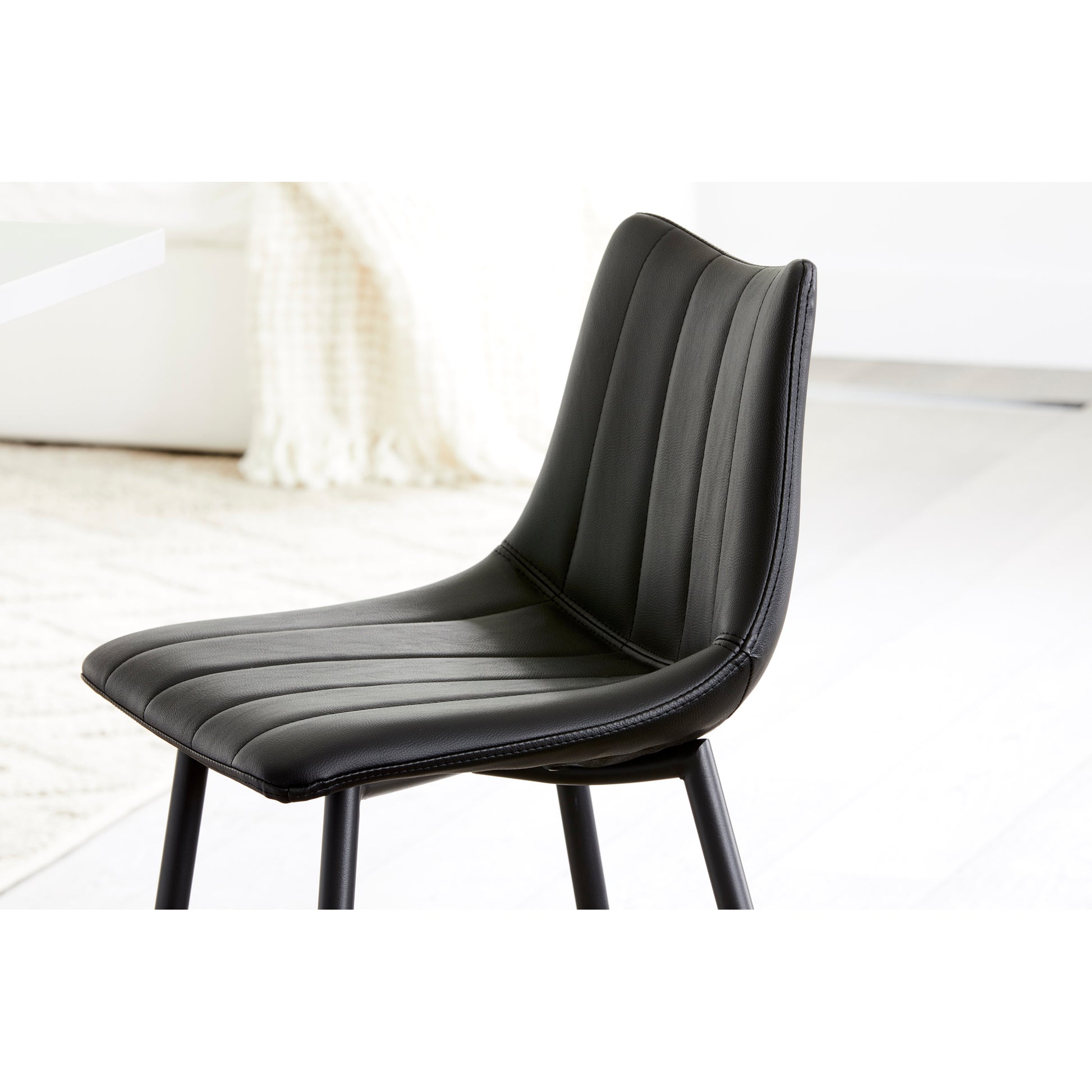 Moes Home Counter Stools ALIBI Black Contemporary Furniture