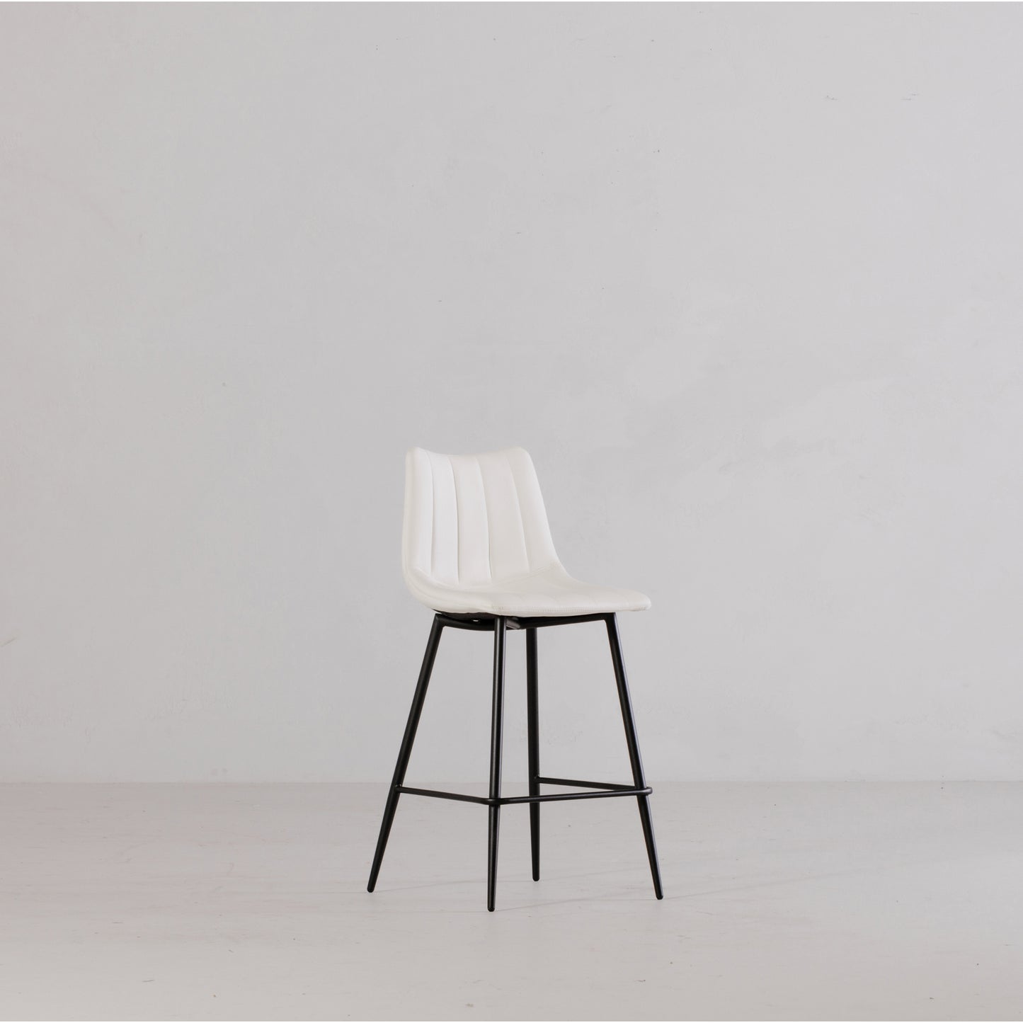 Moes Home Counter Stools ALIBI White Contemporary Furniture