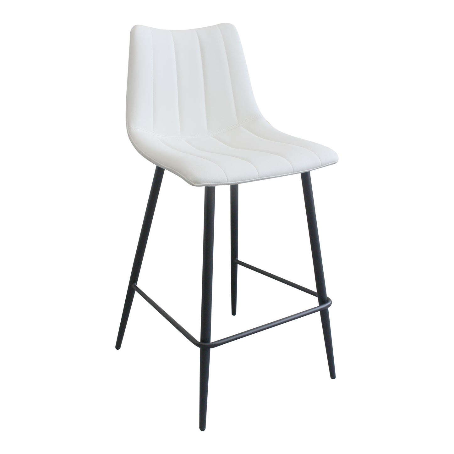 Moes Home Counter Stools ALIBI White Contemporary Furniture