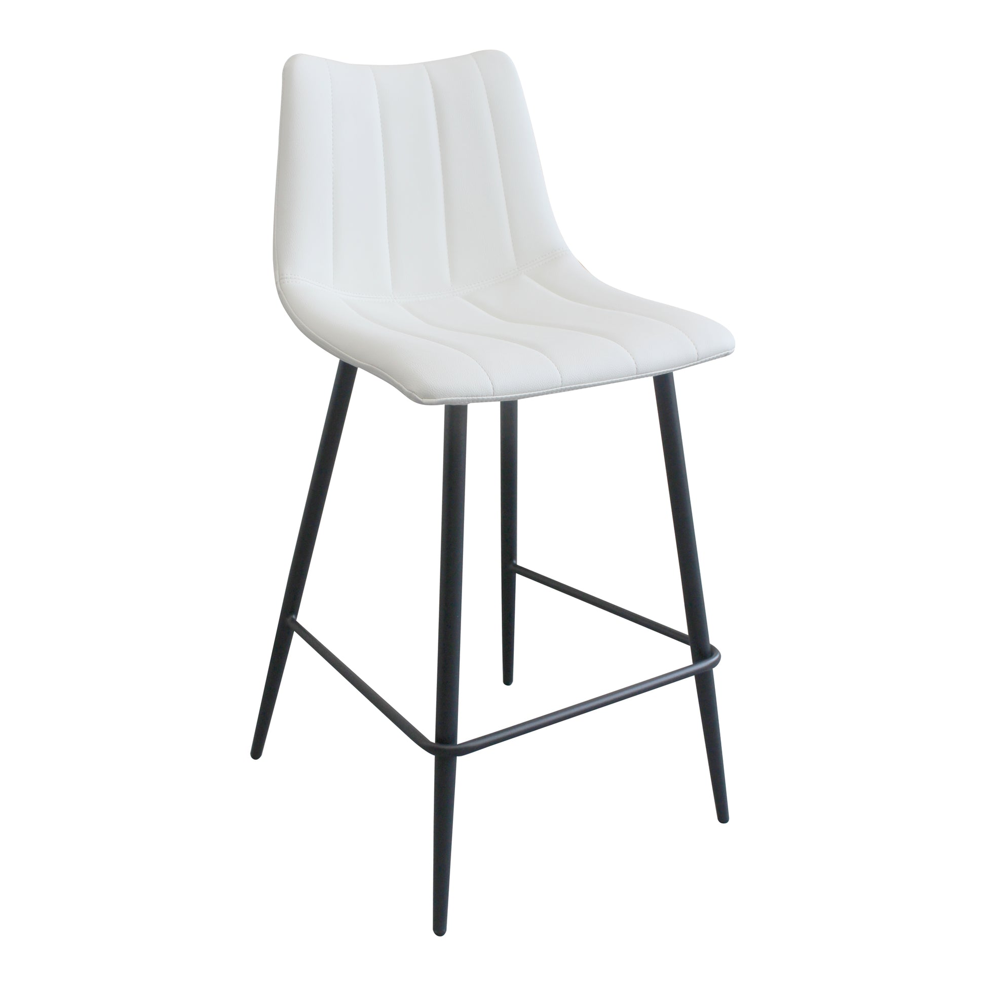 Moes Home Counter Stools ALIBI White Contemporary Furniture