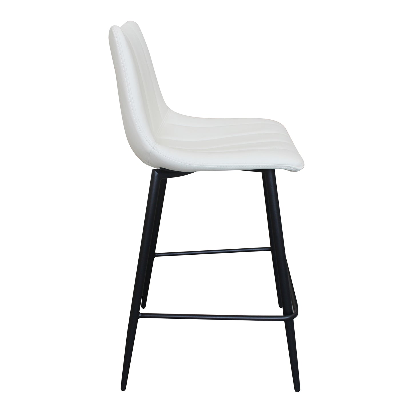 Moes Home Counter Stools ALIBI White Contemporary Furniture