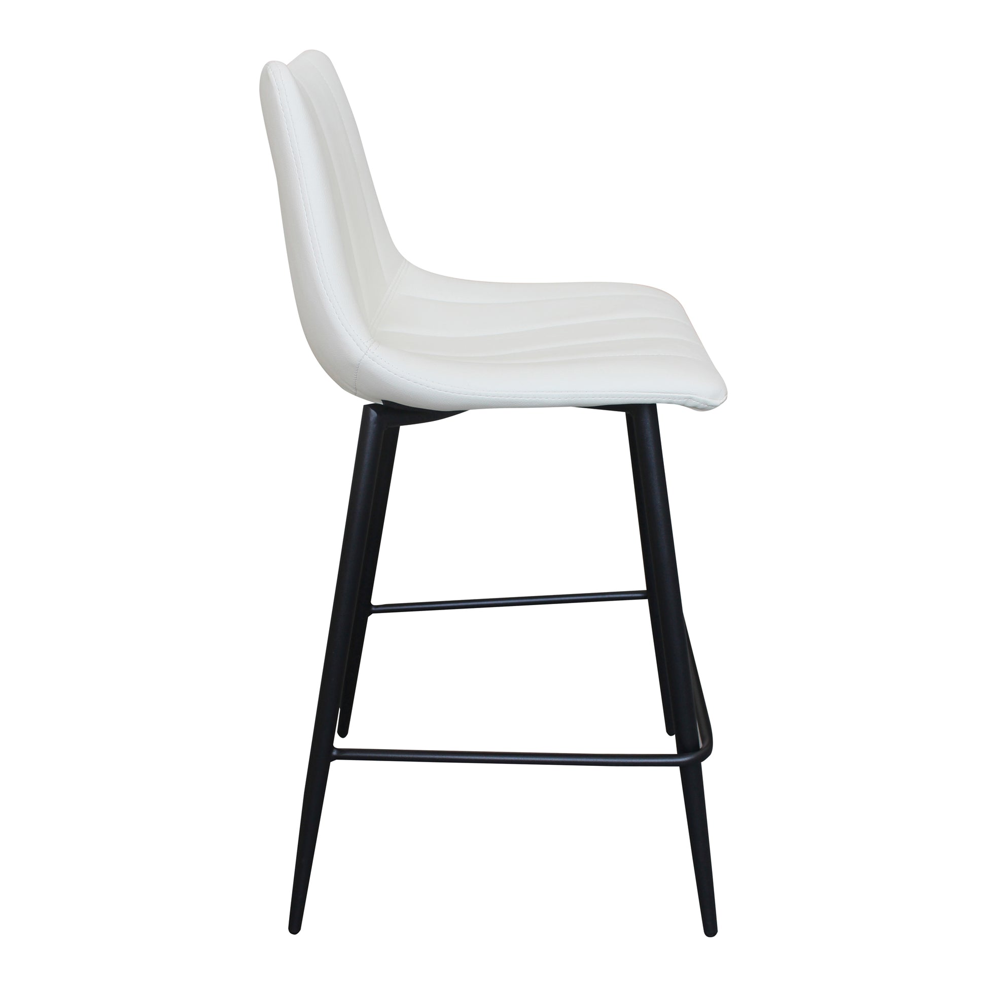 Moes Home Counter Stools ALIBI White Contemporary Furniture