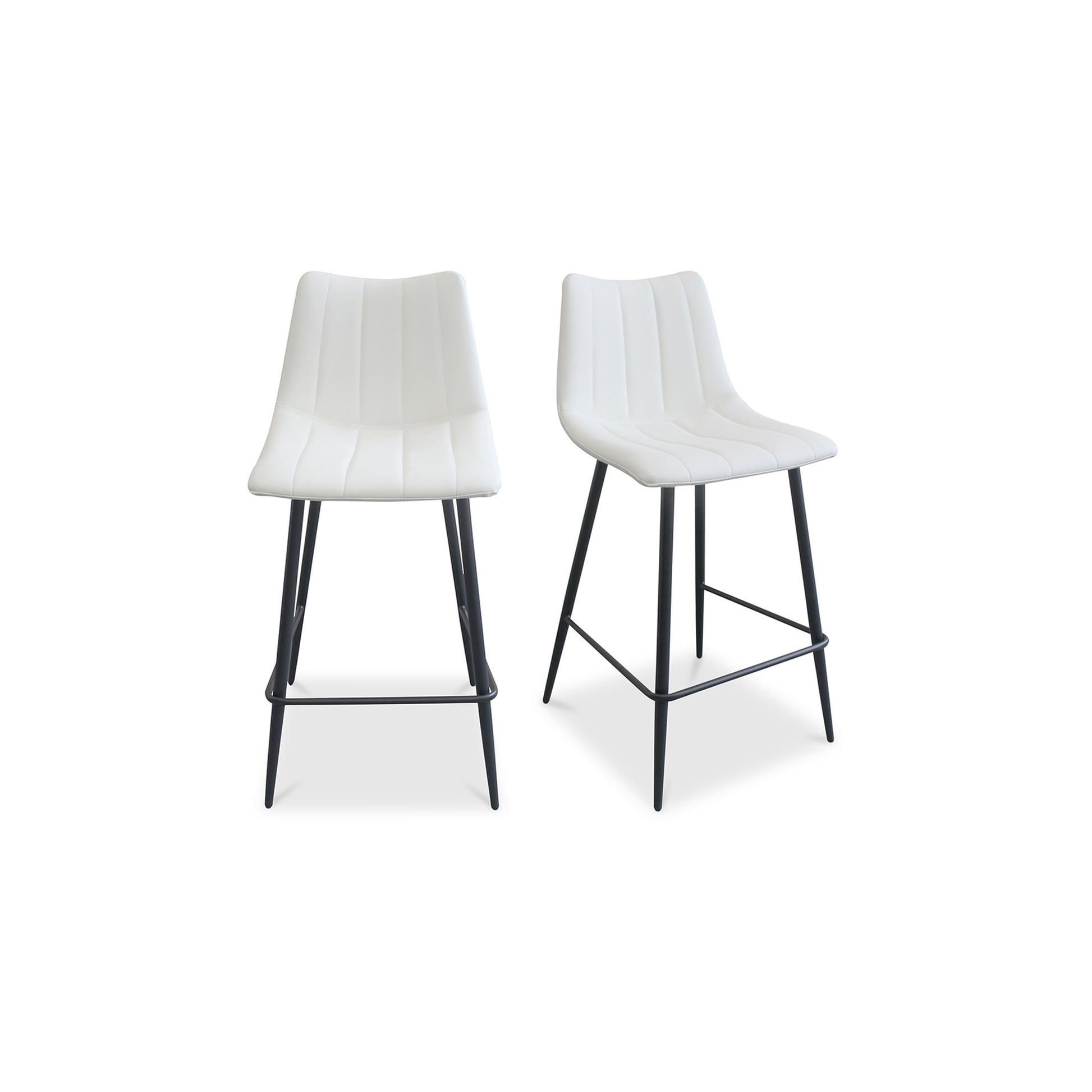 Moes Home Counter Stools ALIBI White Contemporary Furniture