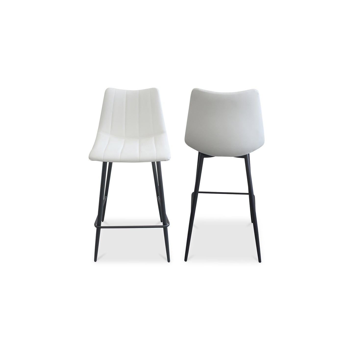Moes Home Counter Stools ALIBI White Contemporary Furniture