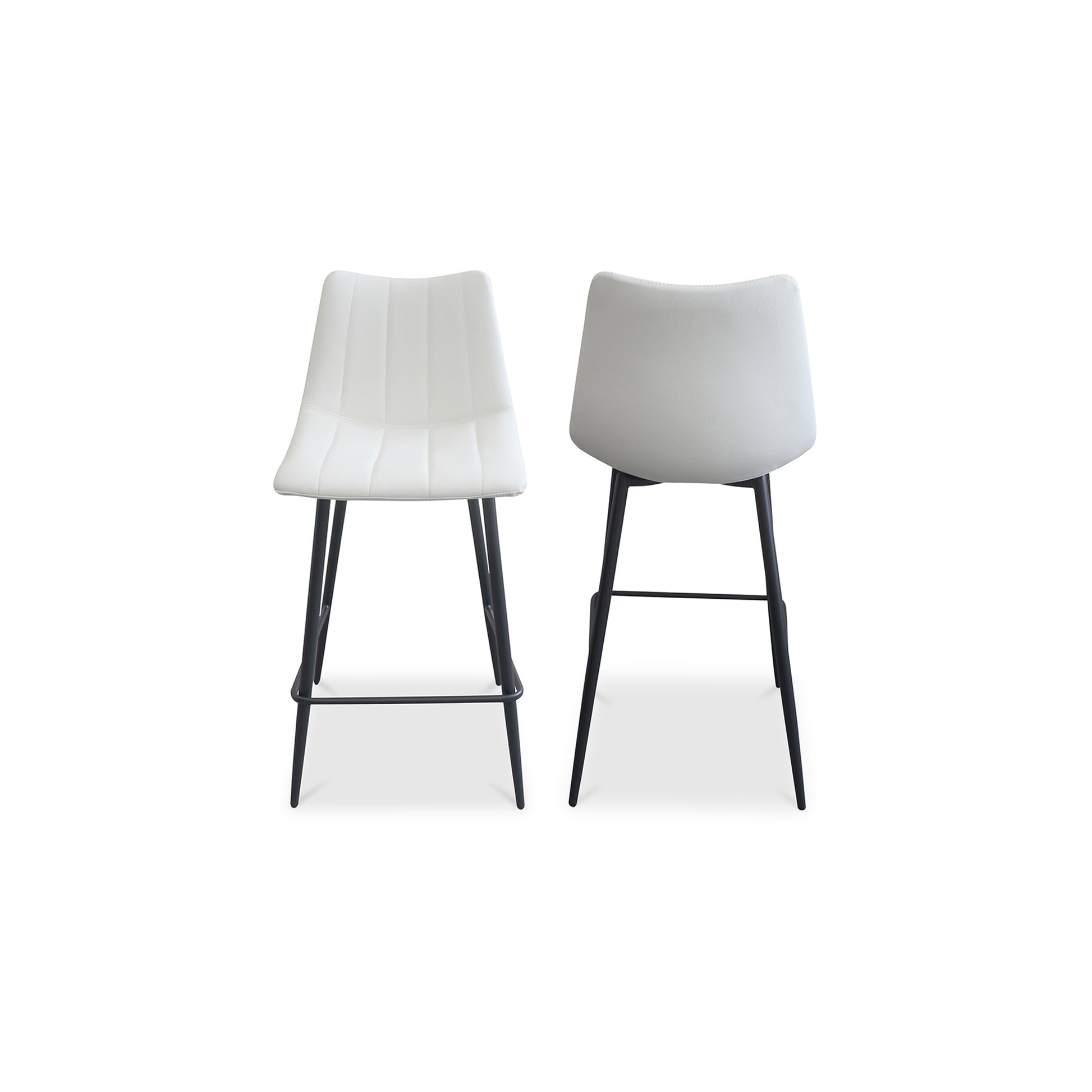 Moes Home Counter Stools ALIBI White Contemporary Furniture