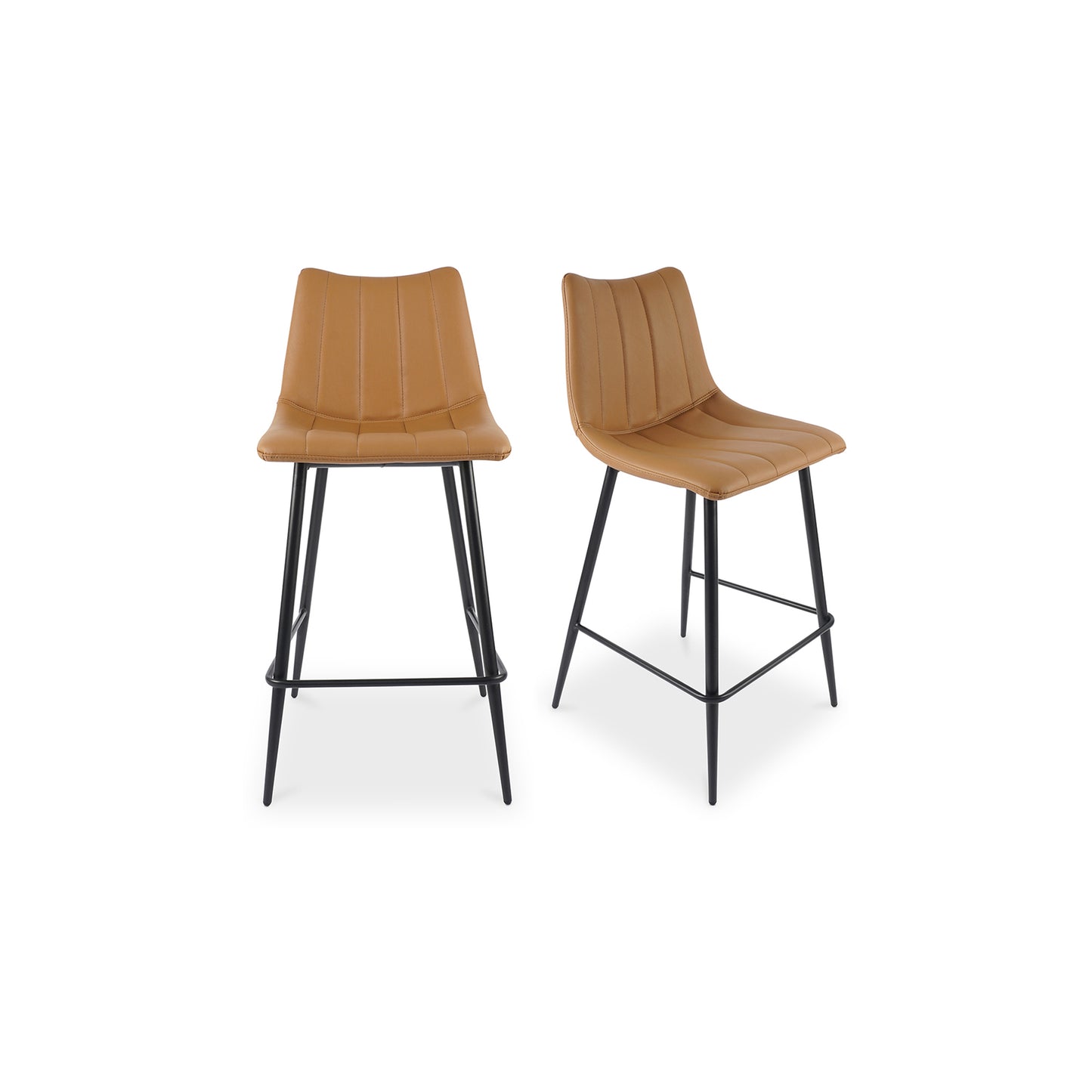 Moes Home Counter Stools ALIBI Orange Contemporary Furniture