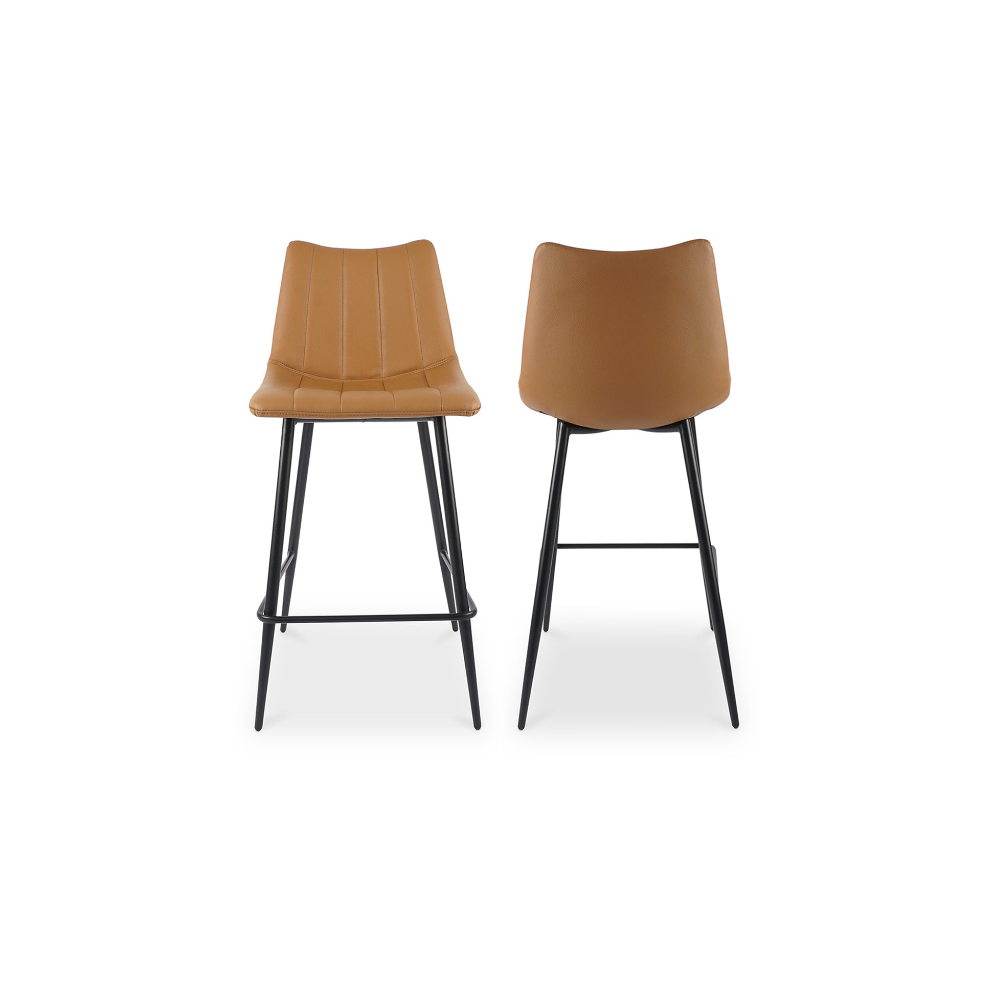 Moes Home Counter Stools ALIBI Orange Contemporary Furniture