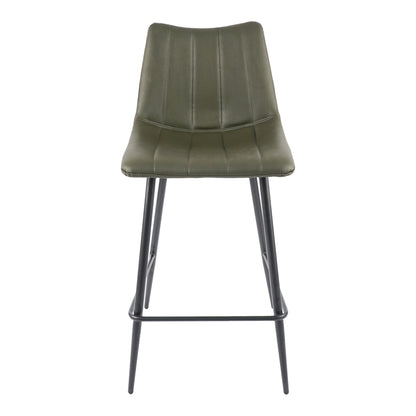 Moes Home Counter Stools ALIBI Green Contemporary Furniture