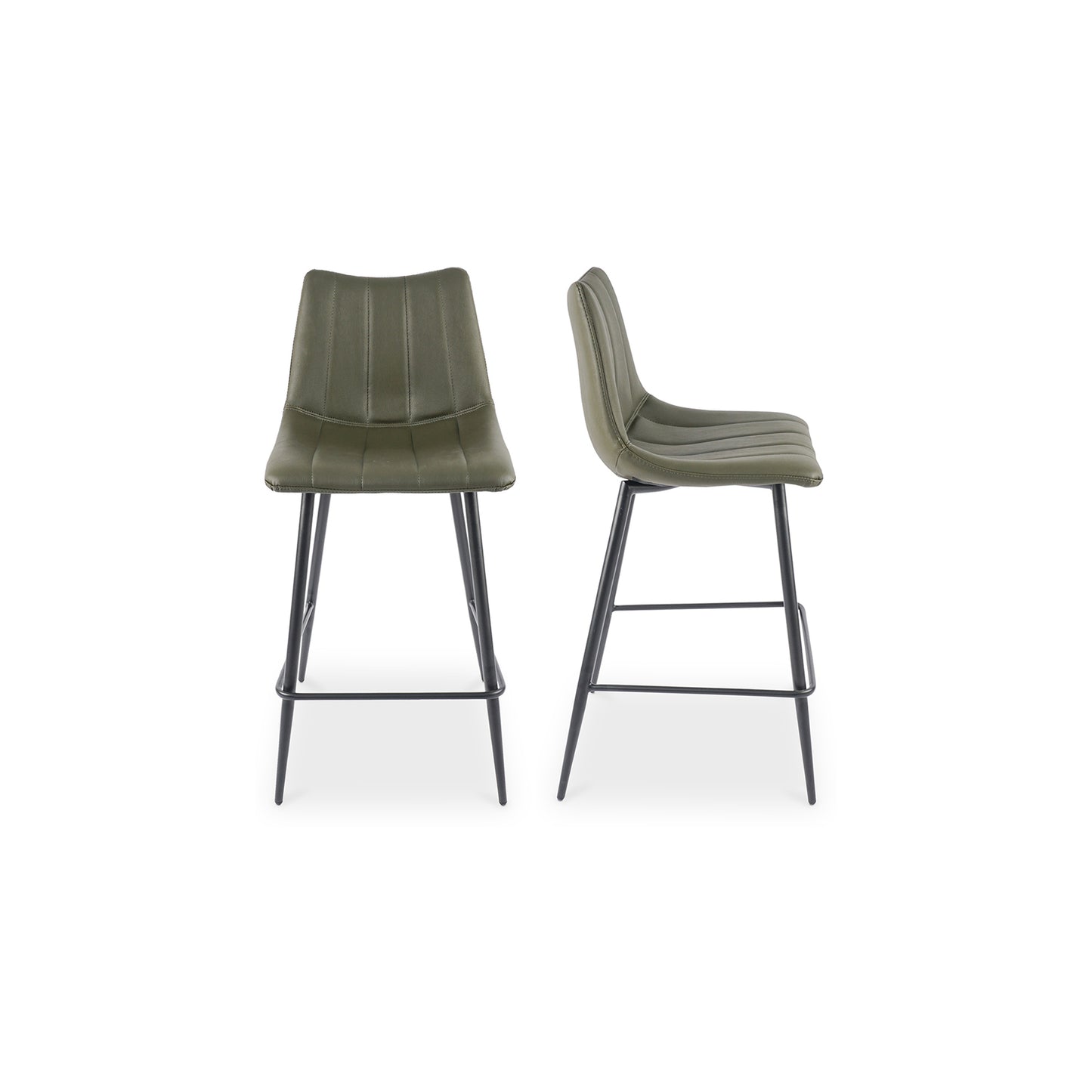 Moes Home Counter Stools ALIBI Green Contemporary Furniture