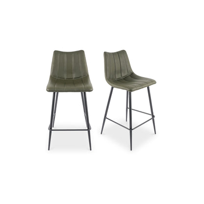 Moes Home Counter Stools ALIBI Green Contemporary Furniture