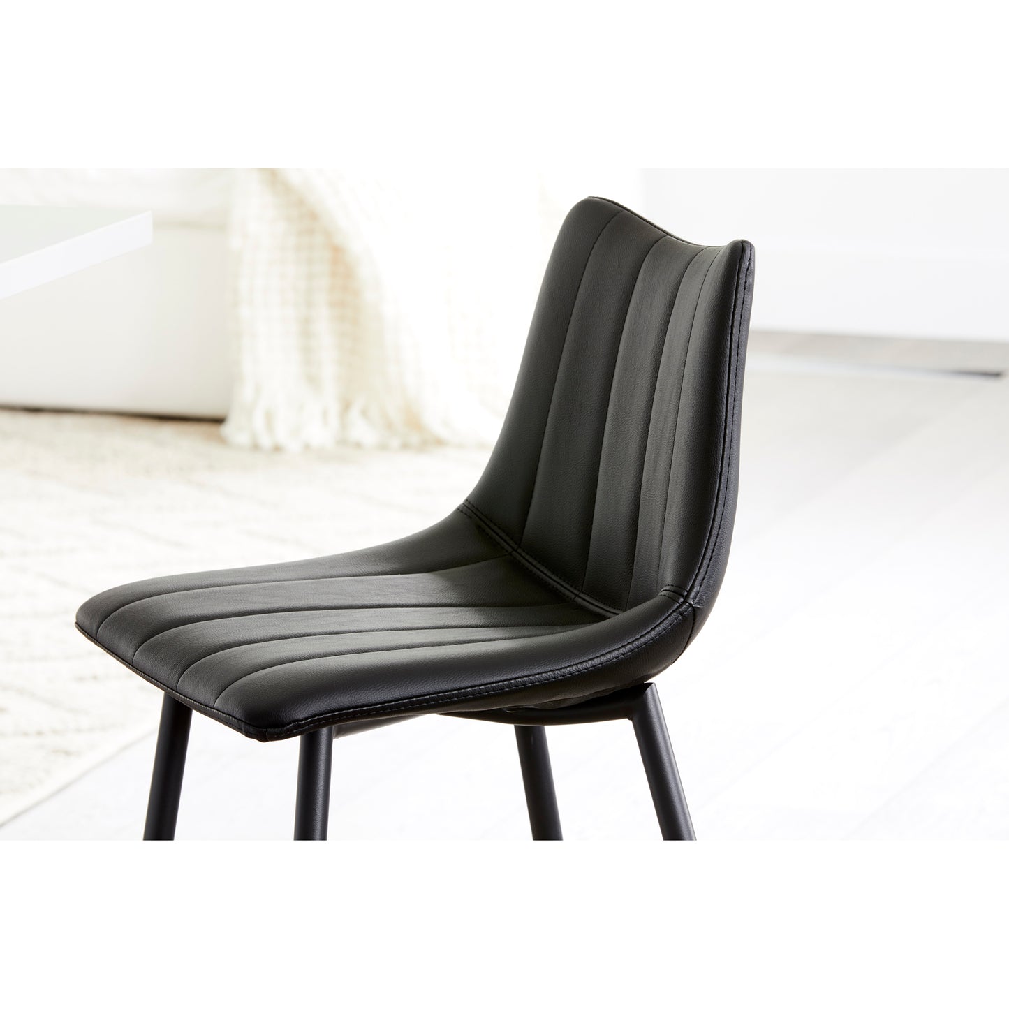 Moes Home Bar Stools ALIBI Black Contemporary Furniture