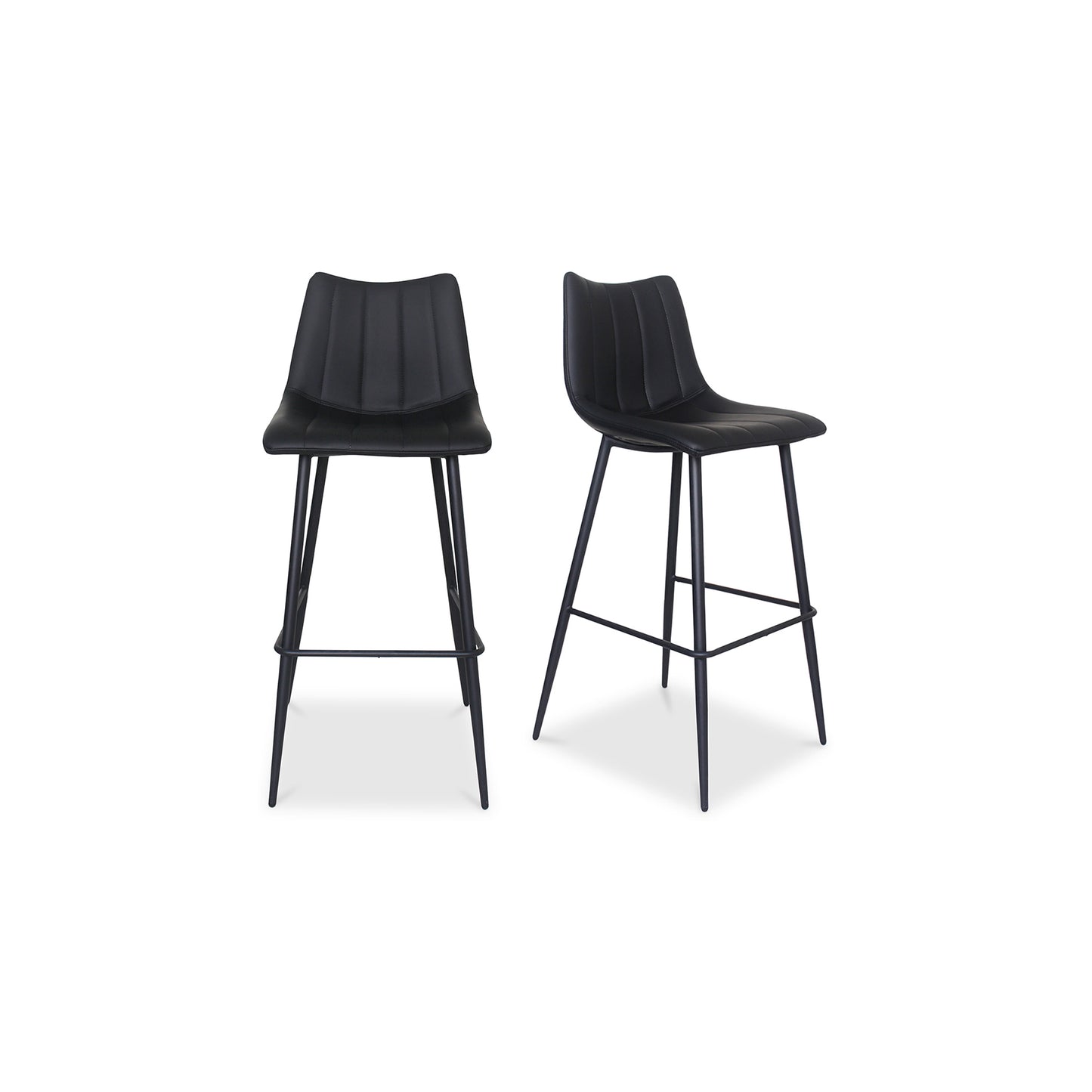 Moes Home Bar Stools ALIBI Black Contemporary Furniture
