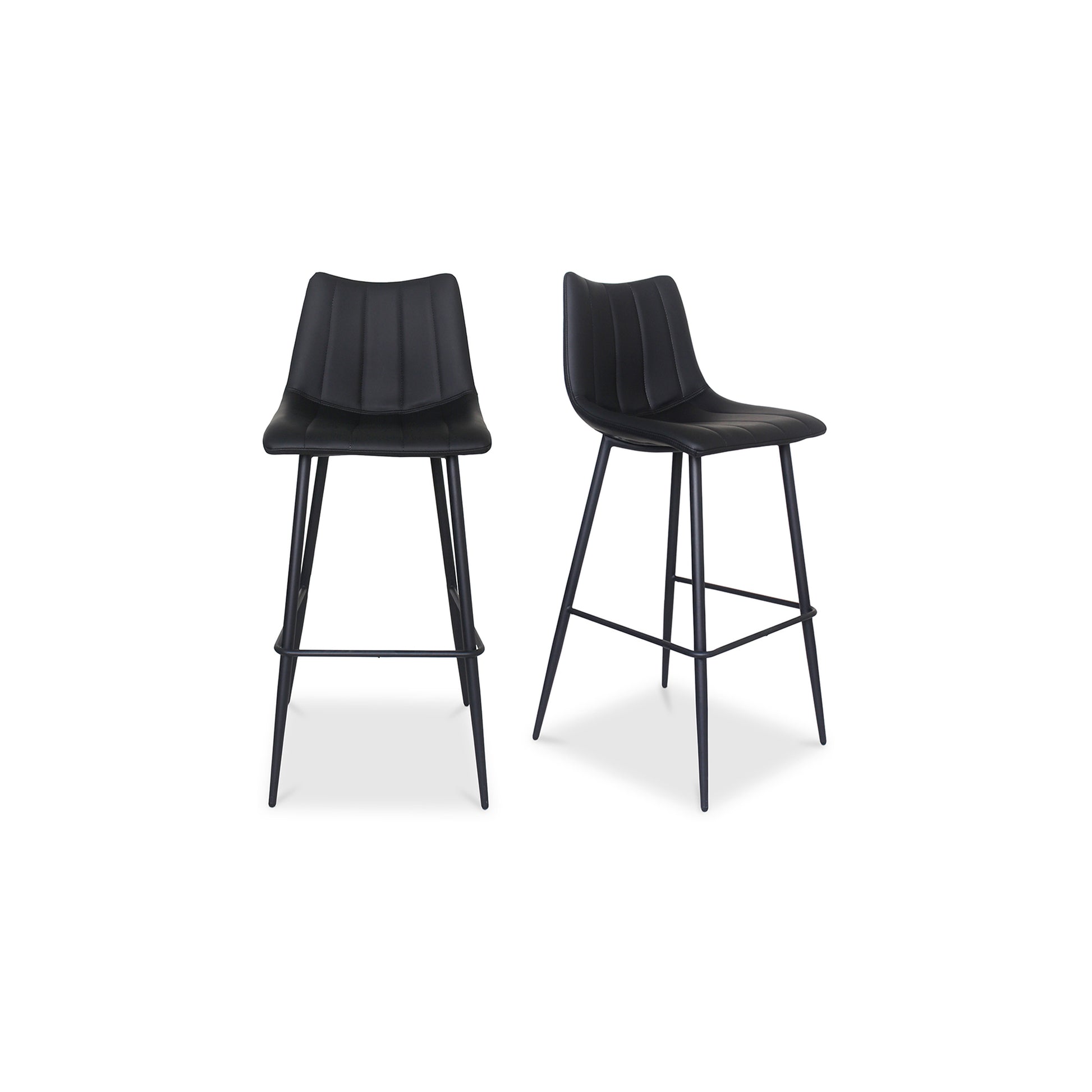 Moes Home Bar Stools ALIBI Black Contemporary Furniture