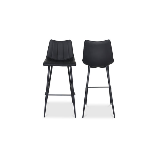 Moes Home Bar Stools ALIBI Black Contemporary Furniture