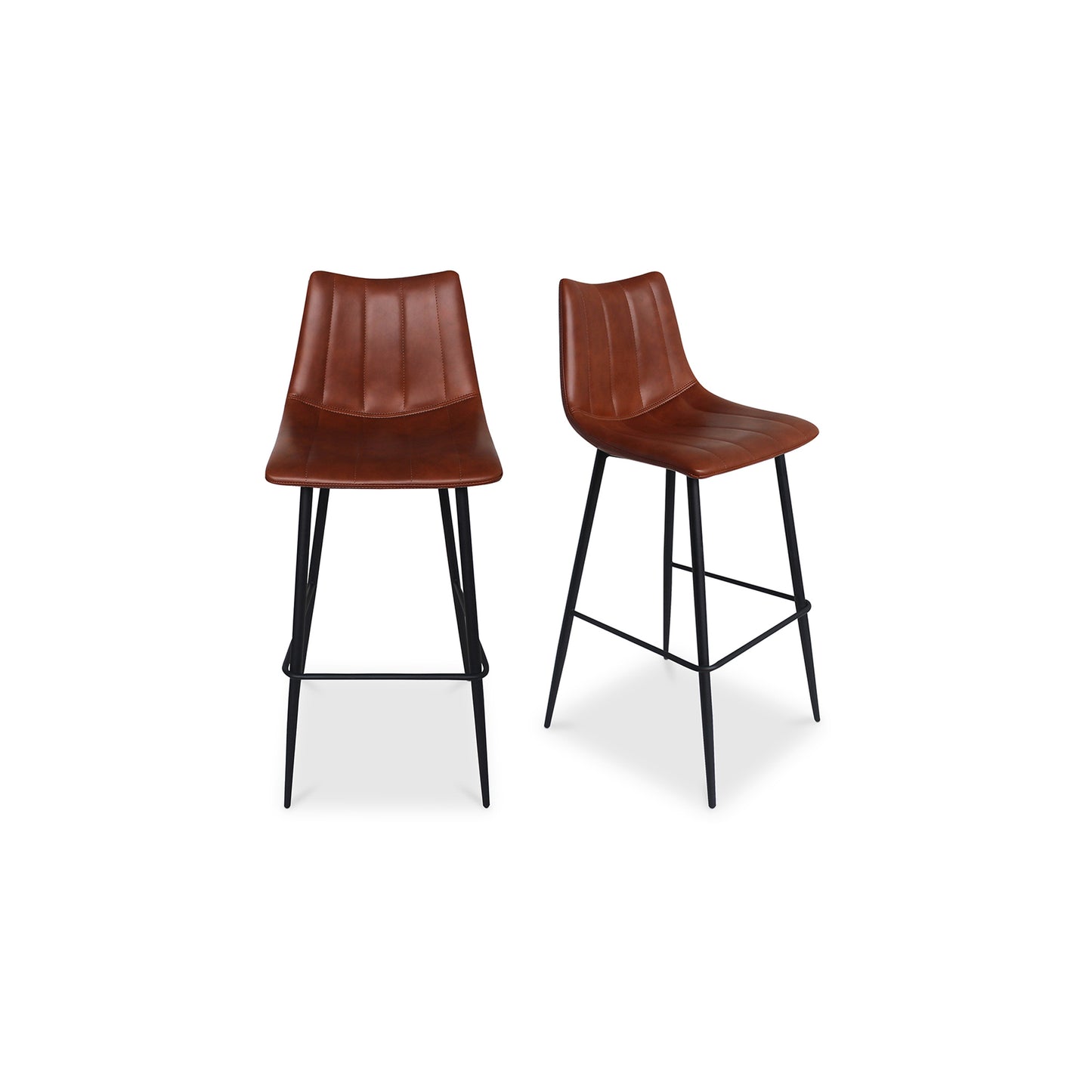 Moes Home Bar Stools ALIBI Brown Contemporary Furniture