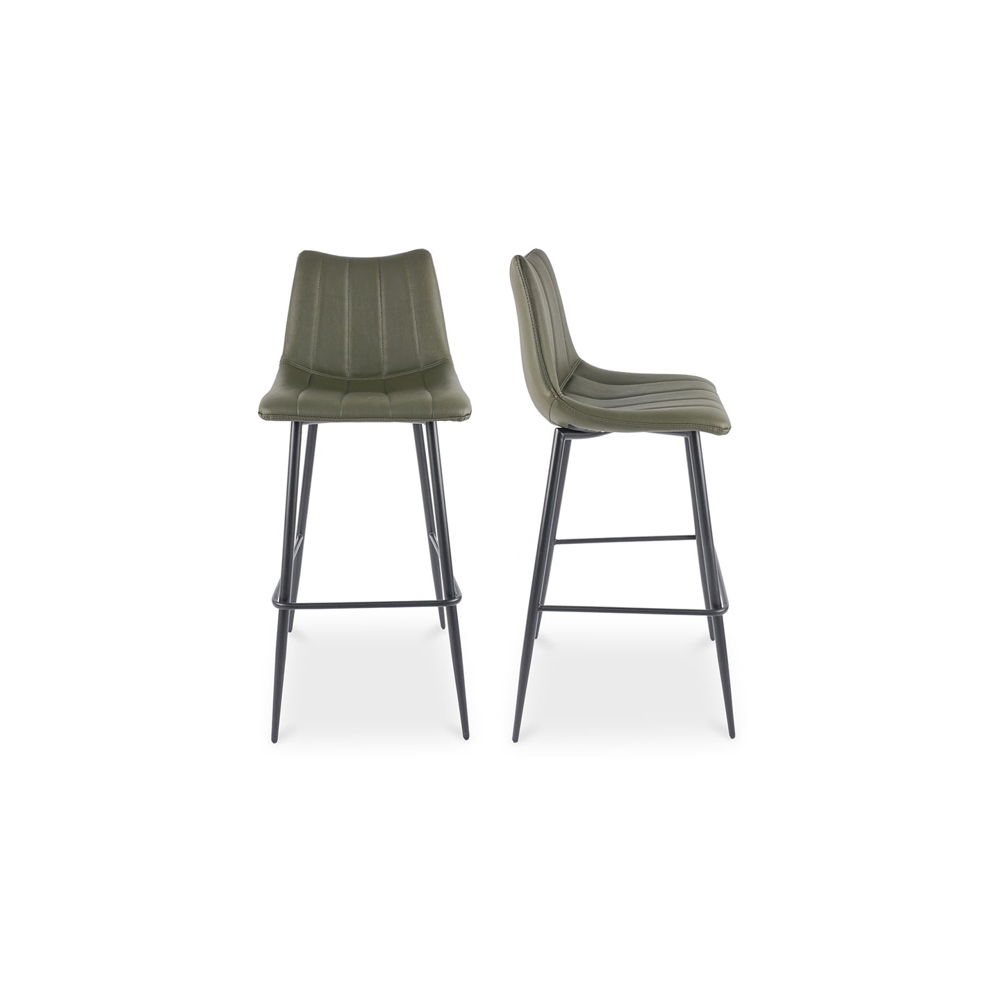 Moes Home Bar Stools ALIBI Green Contemporary Furniture