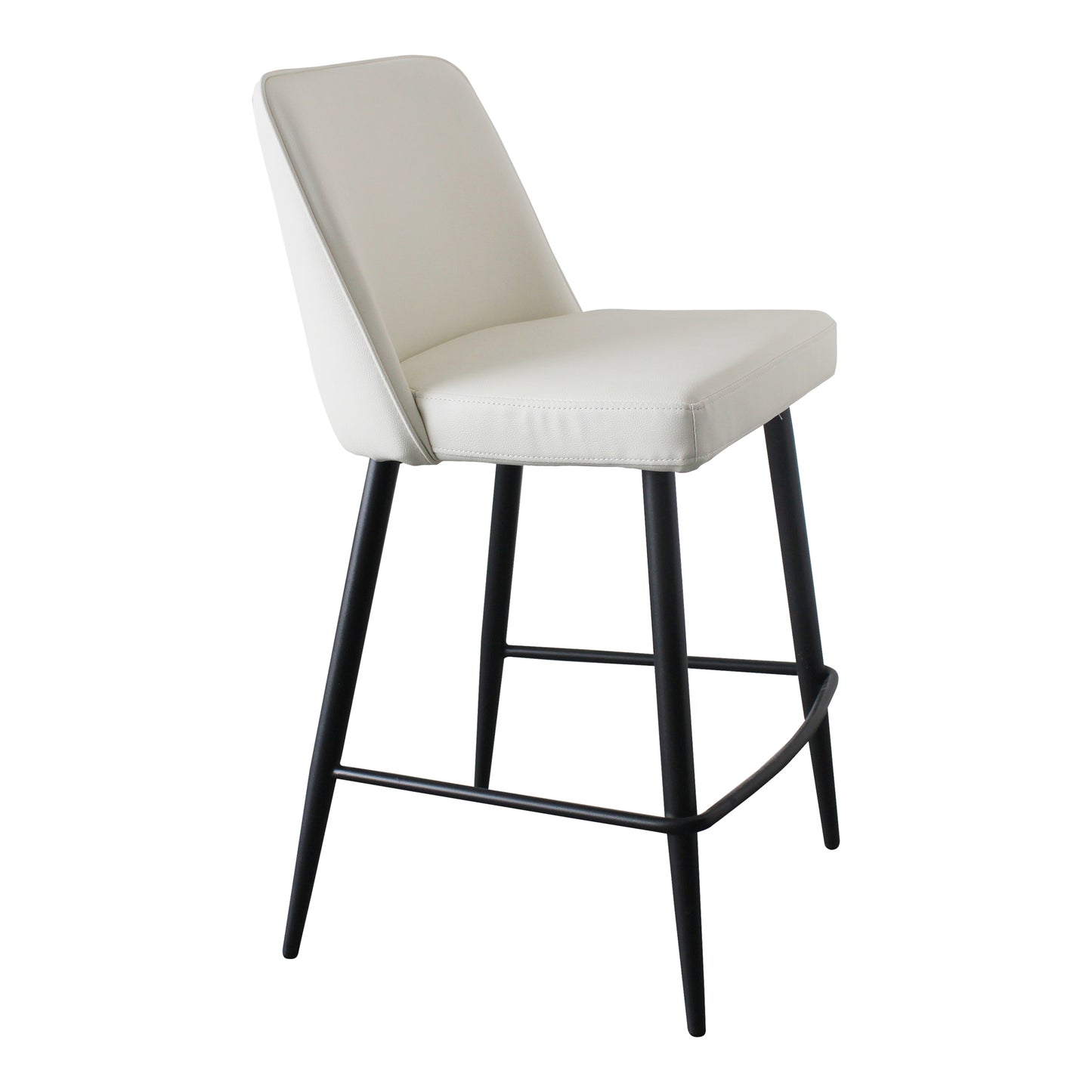 Moes Home Counter Stools Emelia White Contemporary Furniture