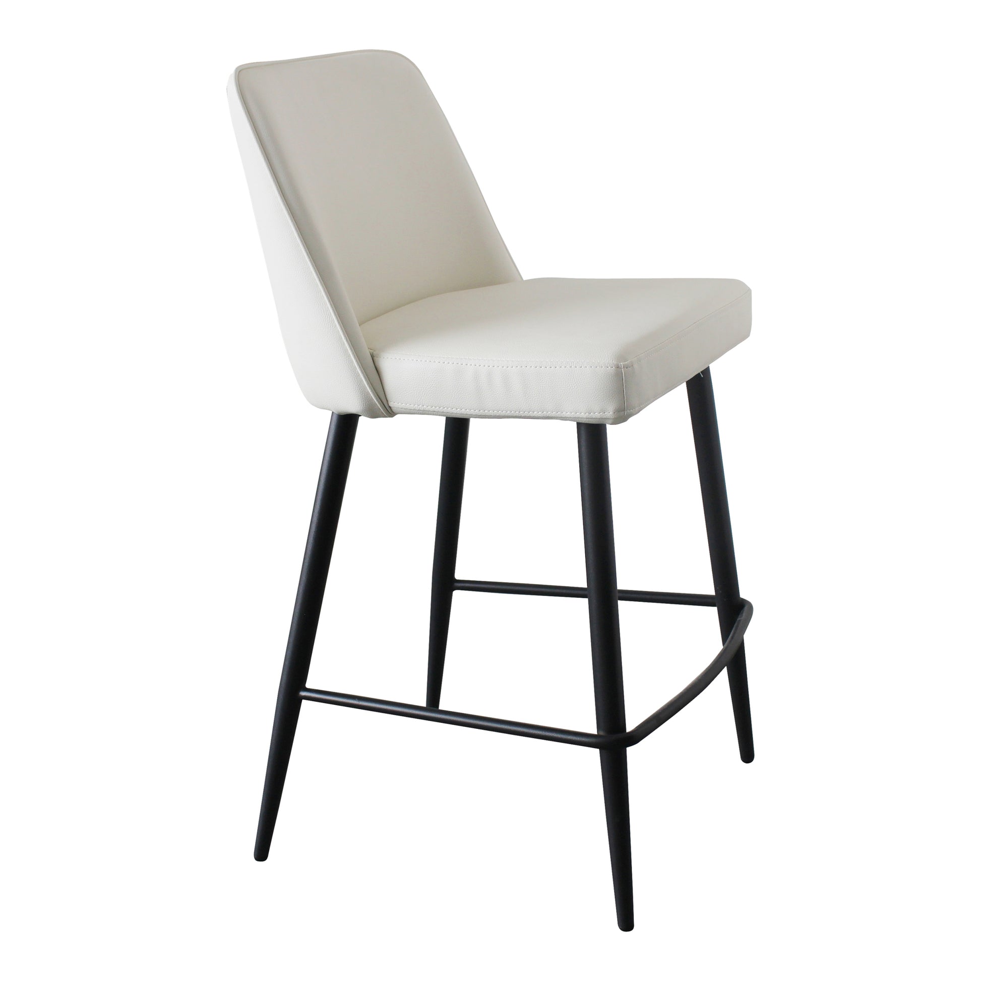 Moes Home Counter Stools Emelia White Contemporary Furniture