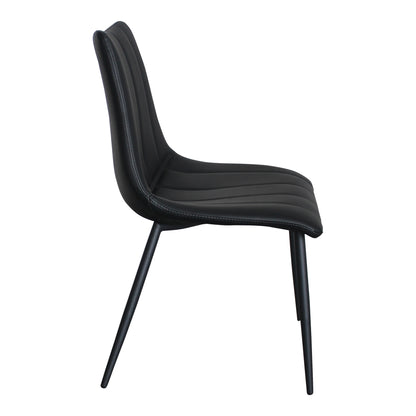 Moes Home Dining Chairs ALIBI Black Contemporary Furniture
