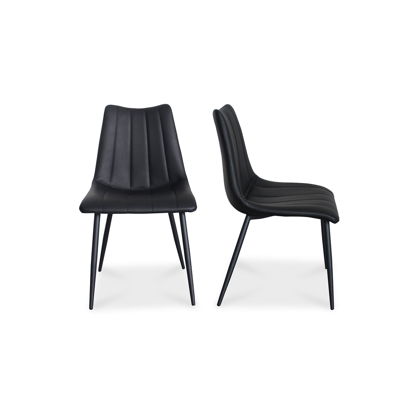 Moes Home Dining Chairs ALIBI Black Contemporary Furniture