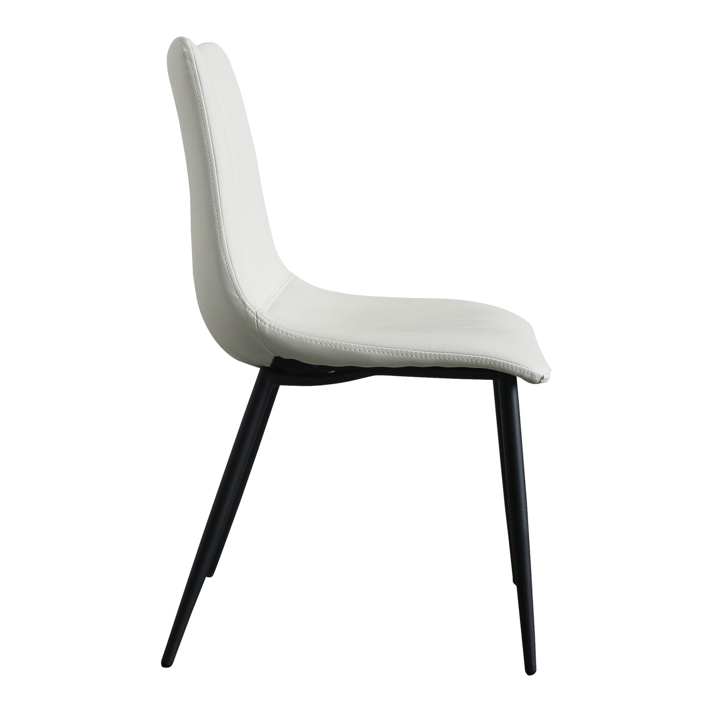 Moes Home Dining Chairs ALIBI White Contemporary Furniture