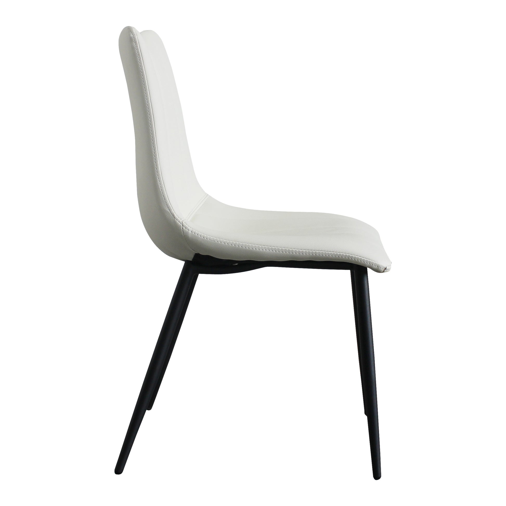 Moes Home Dining Chairs ALIBI White Contemporary Furniture