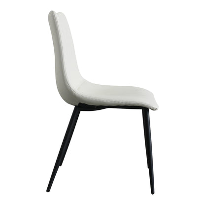 Moes Home Dining Chairs ALIBI White Contemporary Furniture