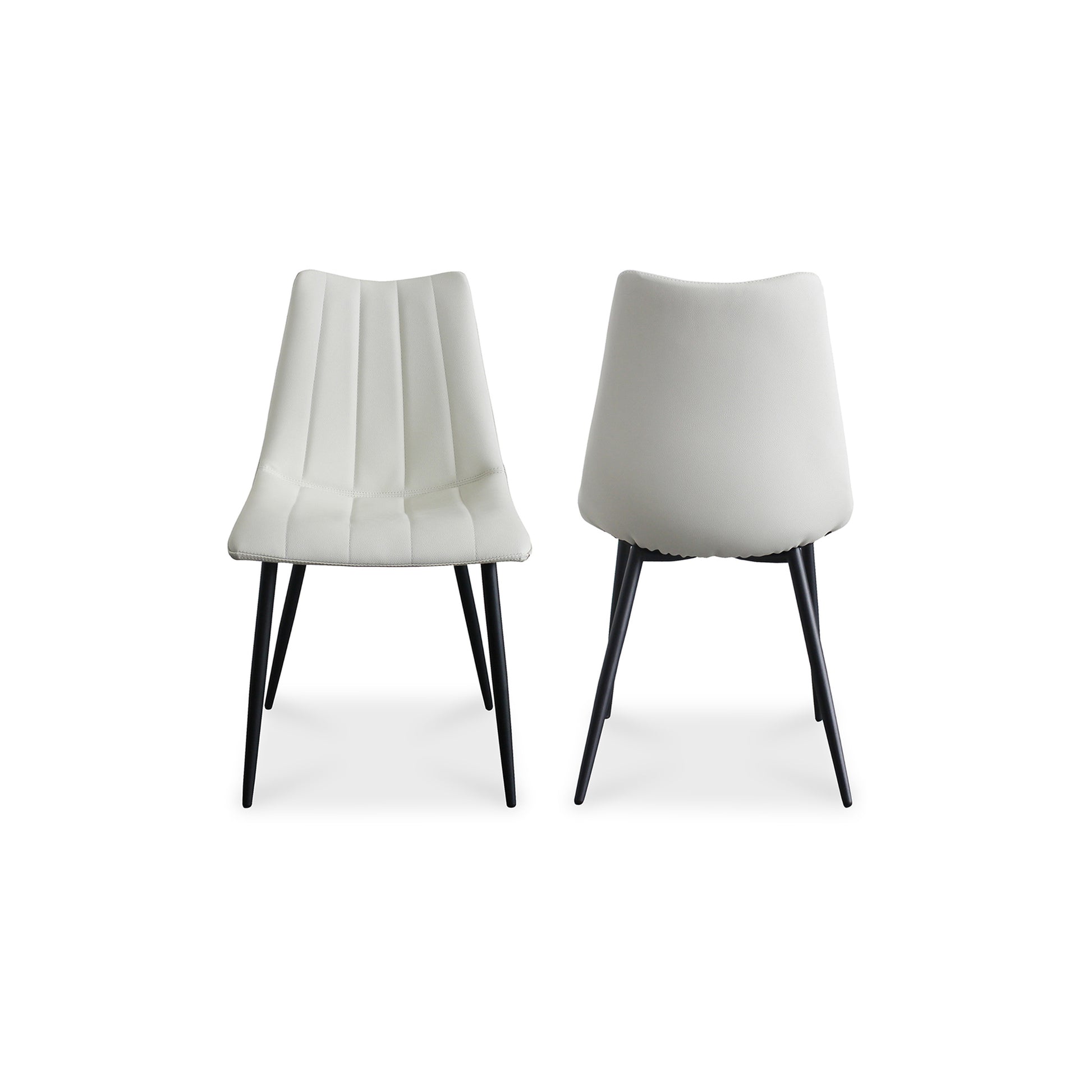 Moes Home Dining Chairs ALIBI White Contemporary Furniture