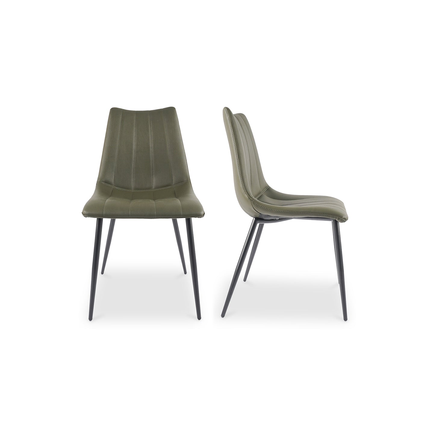 Moes Home Dining Chairs ALIBI Green Contemporary Furniture