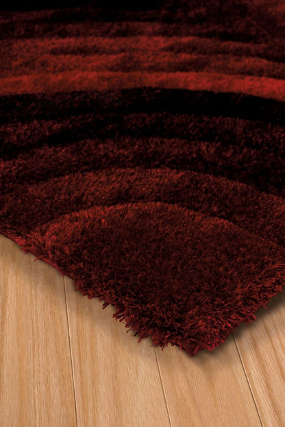 United Weavers Finesse 2100-20230 Red  Shag/Contemporary Machine Made Rug
