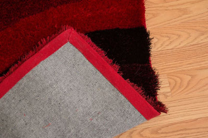 United Weavers Finesse 2100-20230 Red  Shag/Contemporary Machine Made Rug
