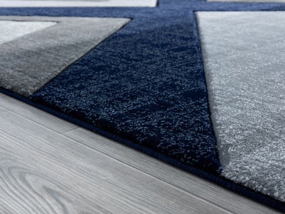 United Weavers Bristol 2050-10064 Navy  Modern/Contemporary Machine Made Rug