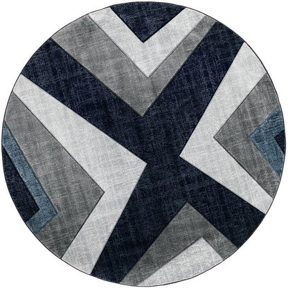 United Weavers Bristol 2050-10064 Navy  Modern/Contemporary Machine Made Rug