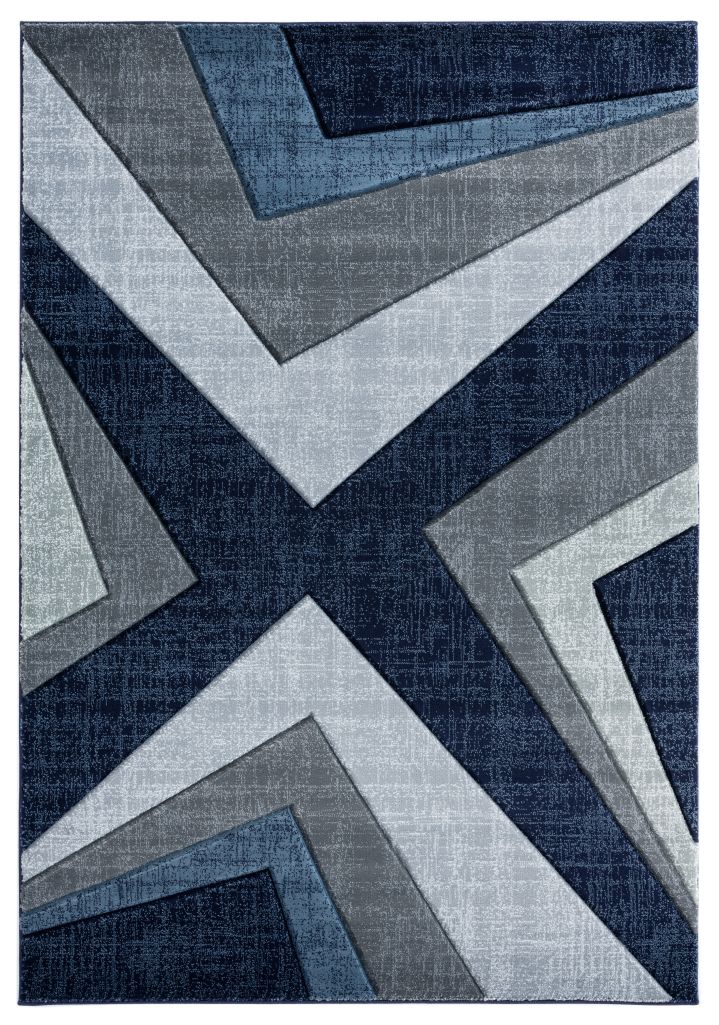 United Weavers Bristol 2050-10064 Navy  Modern/Contemporary Machine Made Rug