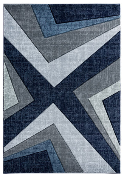 United Weavers Bristol 2050-10064 Navy  Modern/Contemporary Machine Made Rug