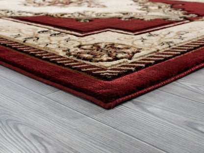 United Weavers Bristol Burgundy Modern/Contemporary Machine Made Rug