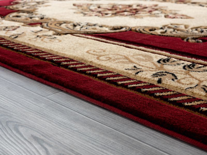 United Weavers Bristol Burgundy Modern/Contemporary Machine Made Rug