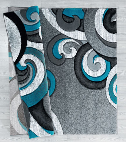 United Weavers Bristol Turquoise  Machine made Rug