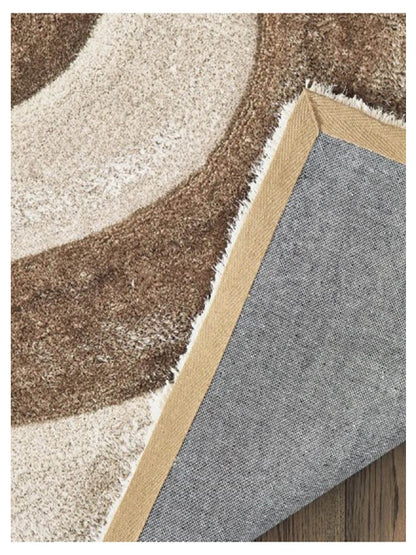 United Weavers Finesse 2100-21726 Beige  Shag/Contemporary Machine Made Rug