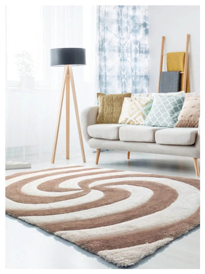 United Weavers Finesse 2100-21726 Beige  Shag/Contemporary Machine Made Rug