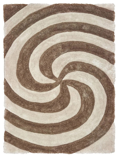 United Weavers Finesse 2100-21726 Beige  Shag/Contemporary Machine Made Rug