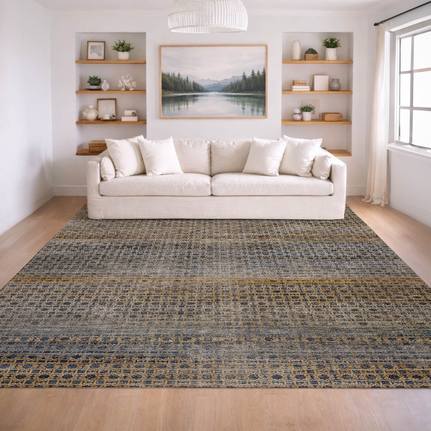 Dalyn Rugs Vico  Navy  Transitional
