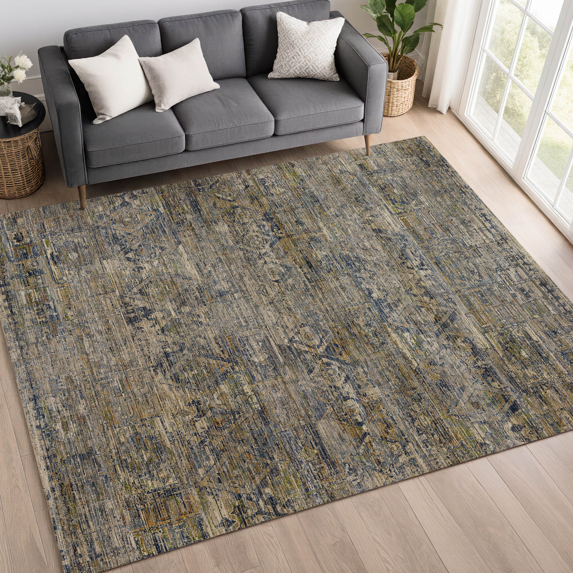 Dalyn Rugs Vico  Navy  Transitional