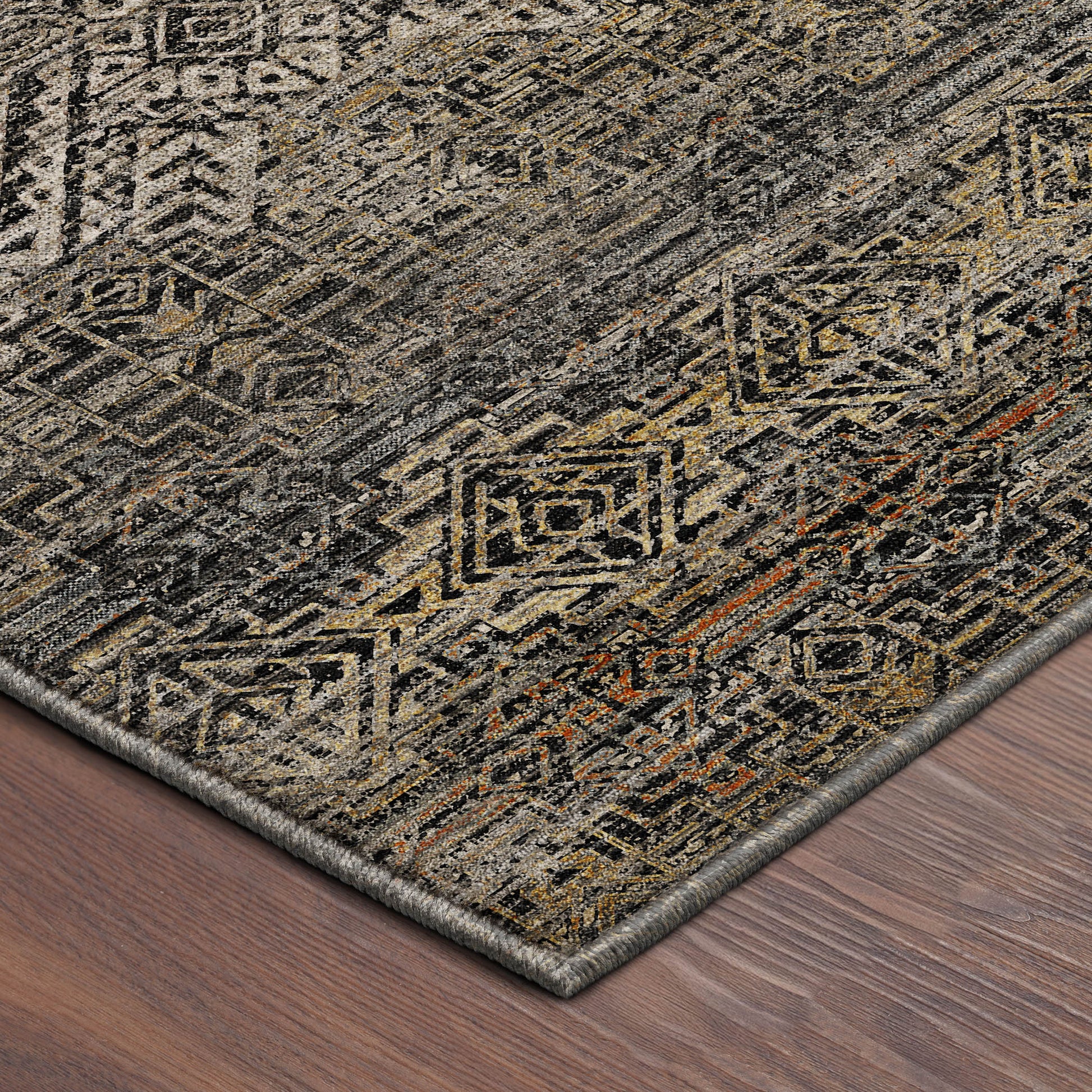 Dalyn Rugs Vico  Black  Transitional