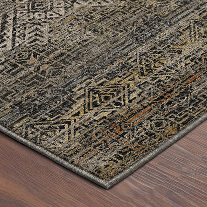 Dalyn Rugs Vico  Black  Transitional