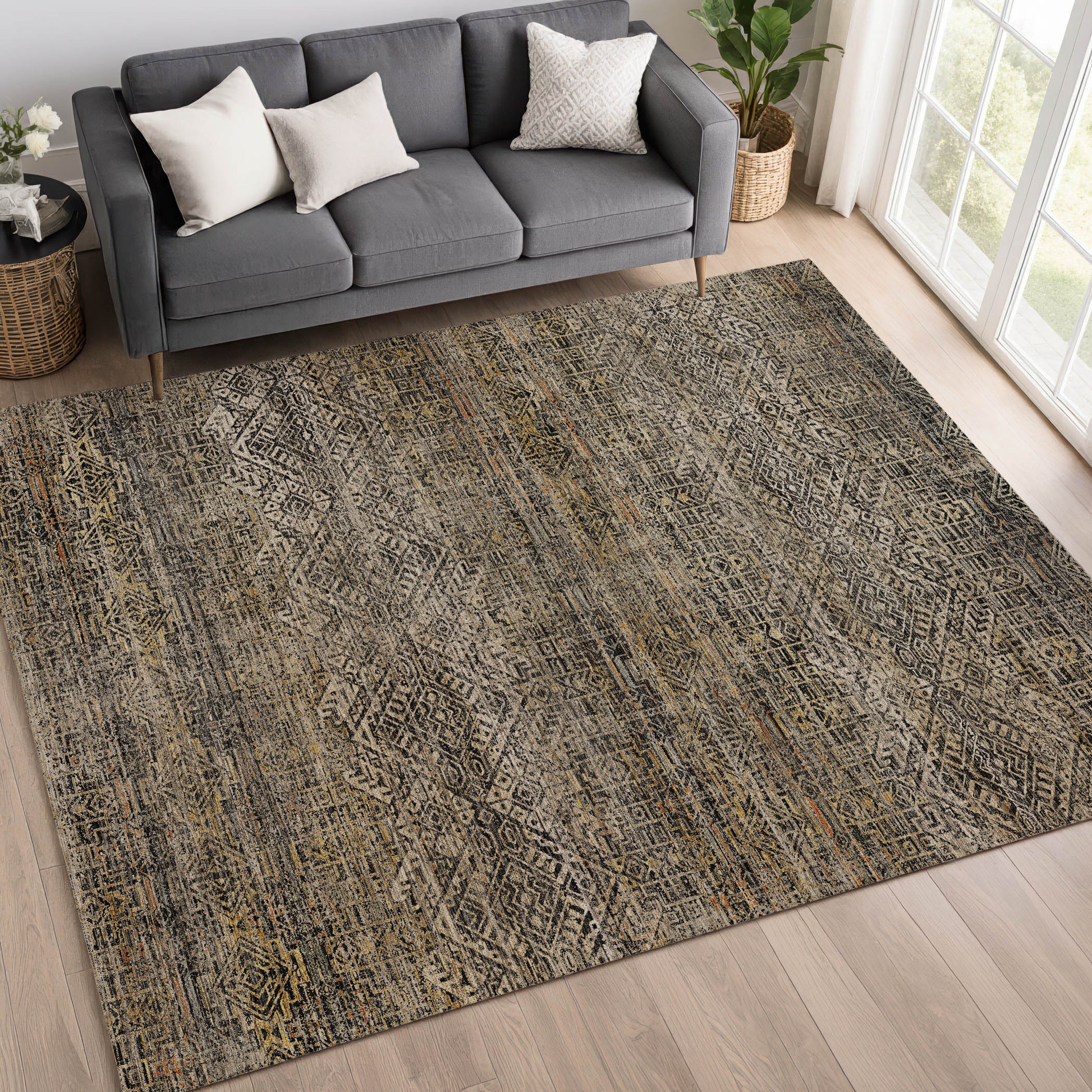 Dalyn Rugs Vico  Black  Transitional